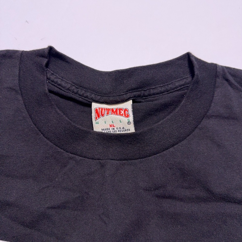 Vintage 90s Dale Earnhardt #3 Nascar T-Shirt Mens XL Black Nutmeg USA Made - Picture 5 of 8